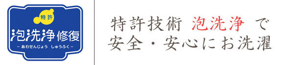 特許技術 泡洗浄
